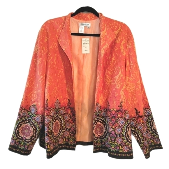 Coldwater Creek Jackets & Blazers - Coldwater Creek Boho Desgin Open Front Blazer
